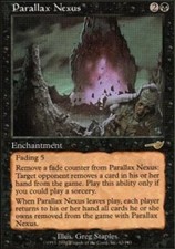 MTG magic cards 1x x1 Light Play, English Parallax Nexus Nemesis