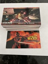 2005 Topps Star Wars Revenge Of The Sith Widevision Set Of 80 Cards