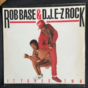 ROB BASE & D.J. E-Z ROCK 'IT TAKES TWO' LP HIP HOP/RAP 1988 - Picture 1 of 2