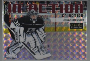 2018-19 O-Pee-Chee Platinum In Action Mosaic Jonathan Quick #IA-3