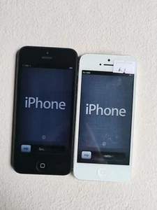 iOS 6 / iOS 7 Apple iPhone 5 Unlocked 16GB Black Silver Tested 100% Working - Afbeelding 1 van 12