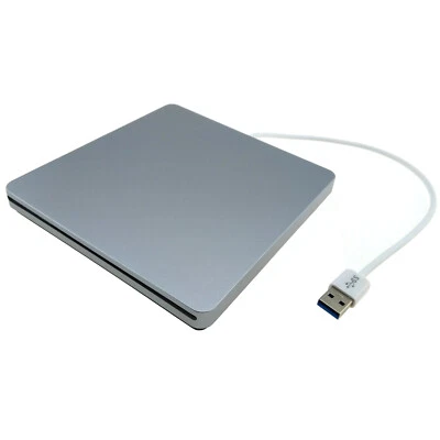 USB 3.0 BD-R BD-RW Burner Laptop PC External Slot-in DVD CD Disc Writer Drive - Image 1 of 4