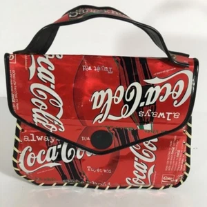   Vintage Rare Coca Cola Aluminum Stitched Purse Clutch  - Picture 1 of 10