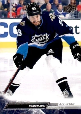 2022-23 Upper Deck Hockey #668 Roman Josi Nashville Predators NHL All Star Game - Image 1 of 2