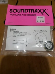 Soundtraxx 3/4" Speaker 810053 - Picture 1 of 1