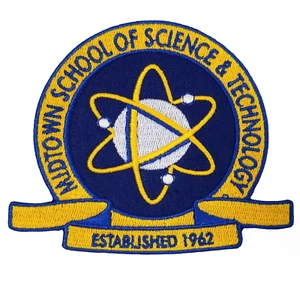 Midtown School Of Science Logo Embroidered Iron On Patch - Picture 1 of 1