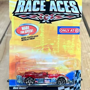 Vintage 2008 Hot Wheels Road Rocket Red & Chrome Race Aces Target Exclusive - Picture 1 of 4