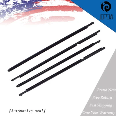 For Toyota Highlander 2008 2009 2010 Window Weatherstrip Seal Belt Moulding Trim - Imagem 1 de 4