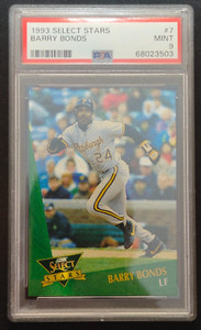 1993 Score SELECT CHASE STARS Barry Bonds!!!  #7 PSA 9 MINT!!!! NEW SLAB!!!