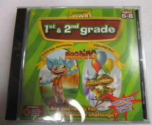 Software PC Galswin 1st & 2nd Grade Reading 2 CD set NEW SEALED Jewel - Picture 1 of 2