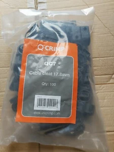 1 bolsa de 100 taco de cable blindado de 17,8 mm nuevo y sellado - Imagen 1 de 4