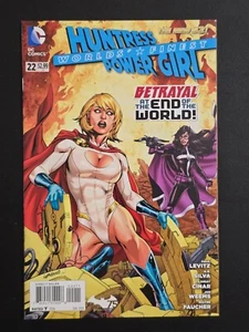DC DC Comics World's Finest #22 giugno 2014 Huntress Power Girl copertina Lupacchino - Foto 1 di 1