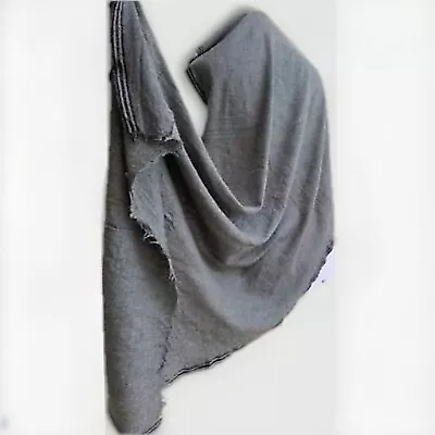 LORO PIANA RAYAS GRIS RECTÁNGULO Bufanda Cachemira 70/30 in HECHO EN ITALIA #A23 Foto 1 de 4