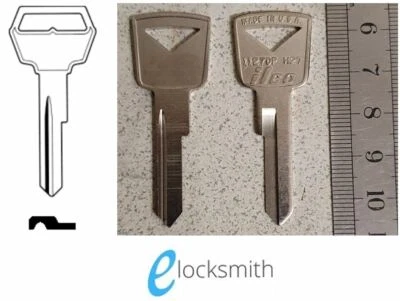 2 Blanks Ilco 1127DP Silca FO4 to suit Ford Falcon Key XK XM XL XP 1960 to 1966 - Image 1 of 2