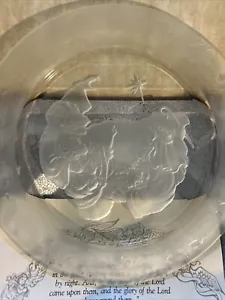 Plato de cristal Morgantown “Pastores en el campo”, - Imagen 1 de 9