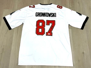 Rob Gronkowski Signed Tampa Bay Buccaneers Jersey Gronk Beckett Cert BAS - Picture 1 of 5
