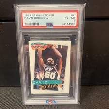 1998 Panini Sticker David Robinson #97 PSA 6
