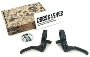 Paul Component Engineering Cross Lever Brake Levers 31.8mm Clamp, Black, Pair - Picture 1 of 12