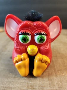 Furby McDonalds 1998 - rote/schwarze Haare quietschen - Bild 1 von 7