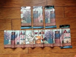 NEW Lot of 4 Imperial Prepasted Country Wall Border 9"x 5 yd - Picture 1 of 3