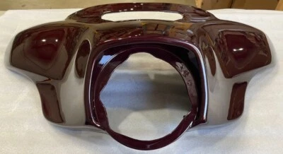 OS&D Advanblack Twisted Cherry OUTER FAIRING BATWING COWL FOR 2014+ HD TOURING Foto 1 de 4