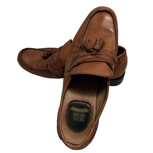 Nunn Bush Quaste Halbschuhe Herren 10 Hellbraun Leder Schuhe Komfort Gel Absätze - Bild 1 von 10