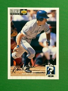 1994 Upper Deck Collector's Choice #71 Rob Butler Silver Signature Parallel - Picture 1 of 2