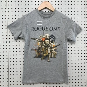 Star Wars Storm Troopers Shirt Gray ROGUE ONE Youth Small Size 8 14x22 - Picture 1 of 13