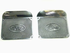 1948 1949 1950 1951 1952 Ford Pickup running board step plates PAIR !! - Picture 1 of 1