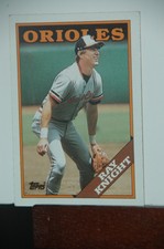 Ray Knight 1988 Topps #124 Baseball Card (Baltimore Orioles) VG FREE SHIPPING !!