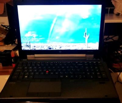 HP EliteBook 8760w 17.3"  Intel i7-2640M UP TO 3.50 GHz, 16GB RAM, 120GB SSD - Image 1 of 3