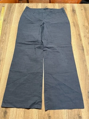 APT. 9 Pantalones, Mujer Talla 14, Gris, Ajuste Moderno, Pierna Ancha, Frente Plano Foto 1 de 4