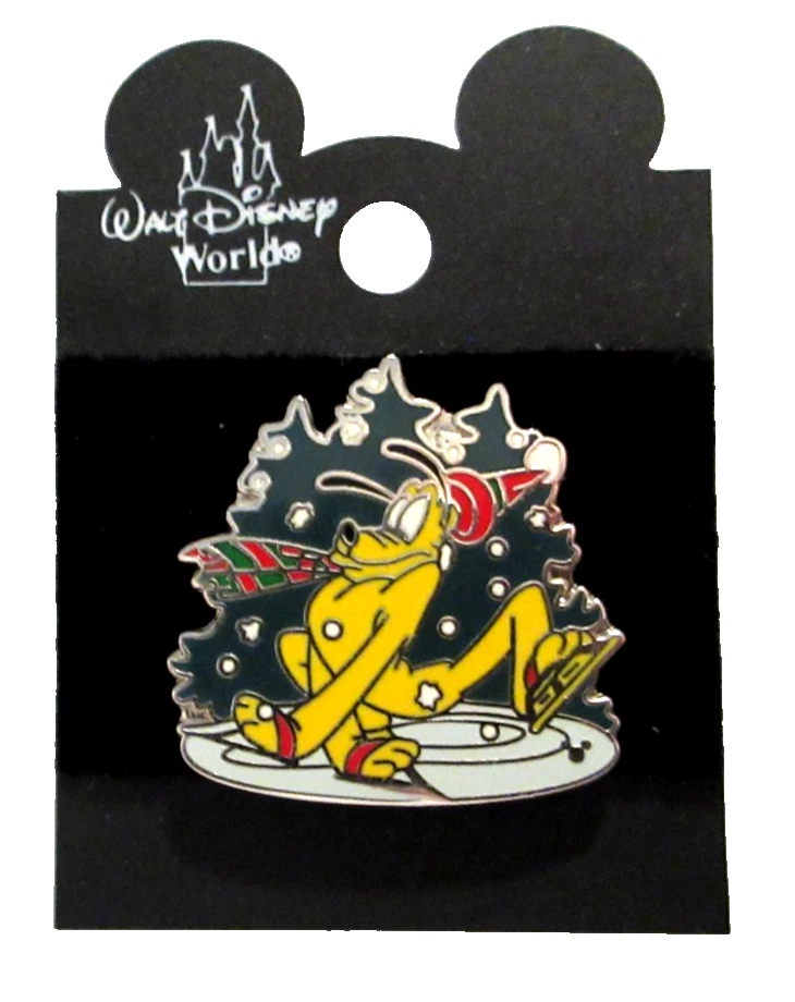 DLR 2006 PLUTO VACACIONES EN PATINES DE HIELO CORDÓN FUNDIDO COLECCIÓN SERIE PIN #44567 Foto 1 de 3