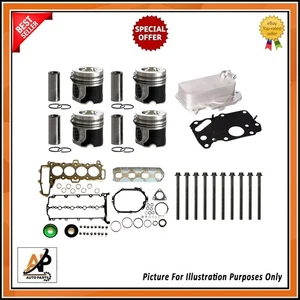 FITS LAND ROVER JAGUAR 204DTD 2.0D FULL GASKET SET & ENGINE REBUILD PARTS KIT - Picture 1 of 4