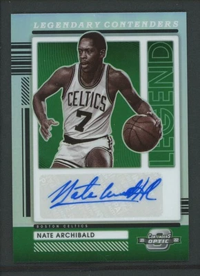 2021-22 NATE ARCHIBALD 090/149 AUTO PANINI CONTENDERS OPTIC HOLO LEGENDARY read - Image 1 of 3