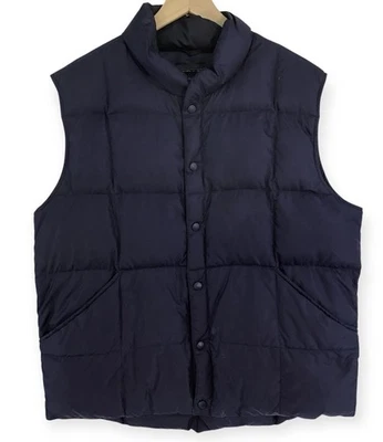 Lands' End Goose Down Vest Men's Large 42-44 Navy Blue - Image 1 of 4