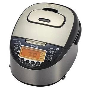 TIGER JKT-F10W-SK IH Jar Rice Cooker 5.5 Cup Tourist Model 220-230V Plug type SE - Picture 1 of 3