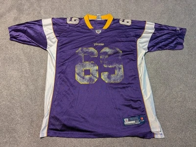 Camiseta para hombre Minnesota Vikings XXL Jared Allen Reebok On Field NFL #69 Foto 1 de 4