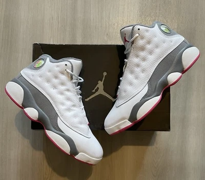 Nike Air Jordan Retro 13 "Stealth" 2010 blanco/rosa juvenil talla 2,5 años con caja original Foto 1 de 4