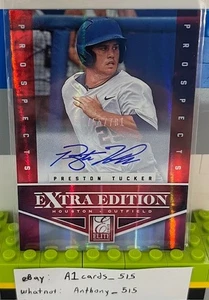 Preston Tucker - 2012 Elite Extra Edition Prospects Auto #183 - Rosso 755/781 - Foto 1 di 3