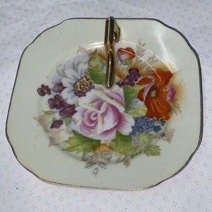 Vintage Hand Painted Dish Made In Occupied Japan - Picture 1 of 12