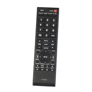 New CT-90325 Remote for Toshiba TV 40L5200U 32C120U 40L1400U 50L1400U 32L1400U - Picture 1 of 3