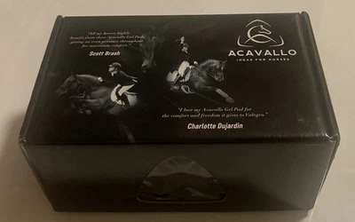 ACAVALLO Anatomic No Turn Gel Hoof Boots BLACK 002 COB NIB Great For Protection - Image 1 of 4