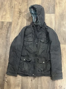 Berne Jacket Barn Chore Coat Womans M Brown Flannel Canvas Softstone Heavy Work - Picture 1 of 8