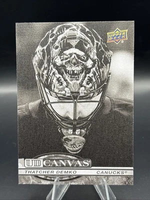 25-26 UPPER DECK SERIES 1 UD BLACK AND WHITE CANVAS THATCHER DEMKO - Image 1 of 2