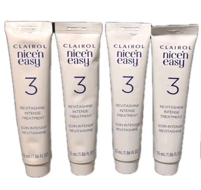 Clairol Nice 'N Easy Step 3 Revitashine Conditioner Intense Treatment Lot of 4 X - Image 1 of 3