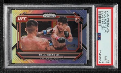 2023 Panini Prizm UFC Silver Raul Rosas Jr #8 PSA 9 MINT Rookie RC - Image 1 of 2