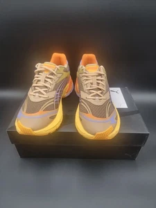 PUMA Velophasis Lace Up Mens Brown Yellow Sneakers Shoes 39344902 Size 10.5 - Picture 1 of 11