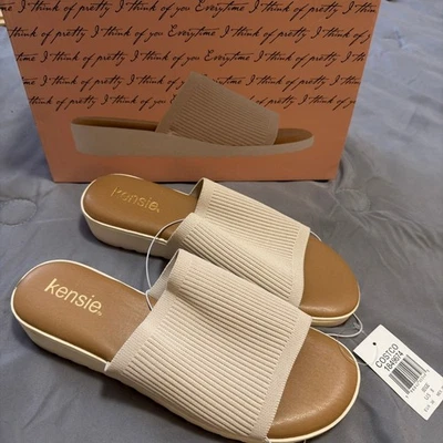 Sandalias Kensie Ellie Slide para mujer - talla 8 (nuevas con etiquetas) Foto 1 de 4