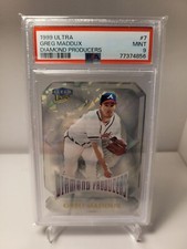 1999 Fleer Ultra Diamond Producers Greg Maddux  - PSA 9 - 1:288 CASE HIT